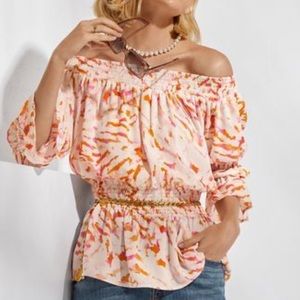 Off the shoulder blouse